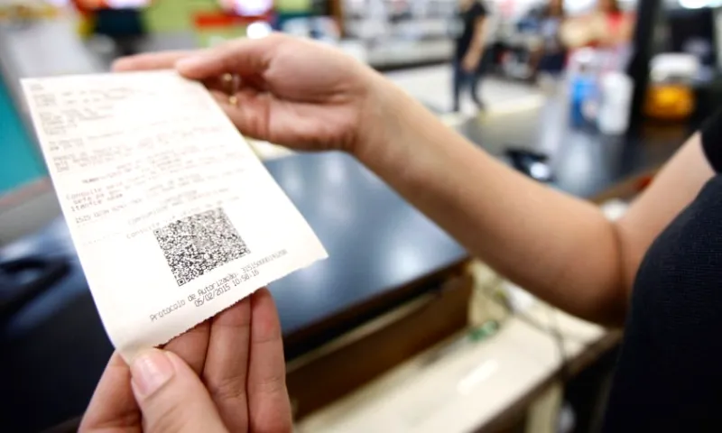 Cupom fiscal eletrônico com QR Code