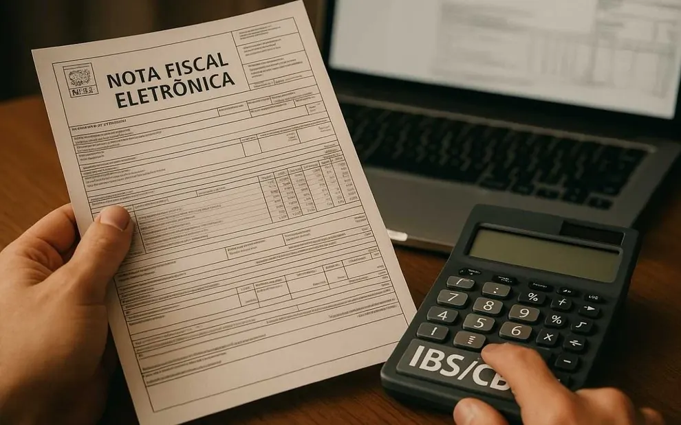 Nota fiscal eletrônica em conferência