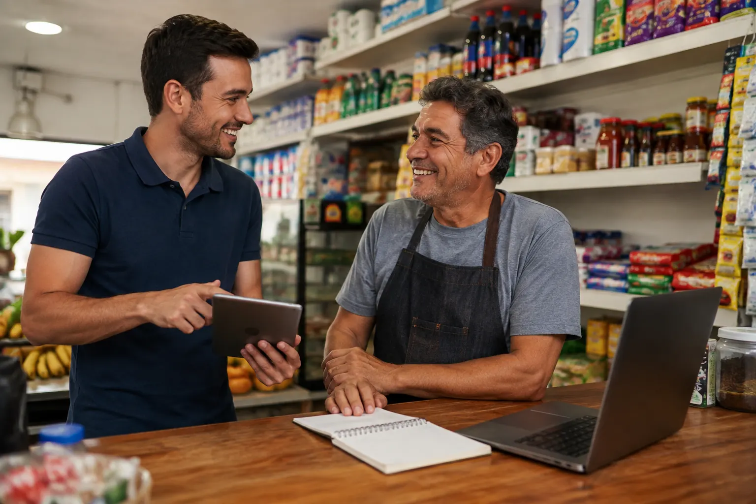 Cliente e parceiro em uma relação de confiança